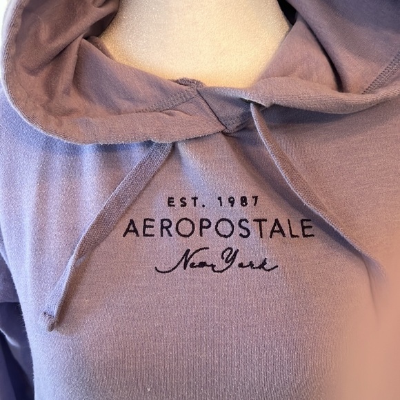 aeropostale NEW YORK Women’s small Purple Pullover Hoodie - Picture 2 of 9